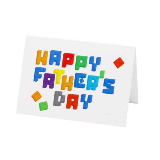 Father's Day Bricks - Greeting Card