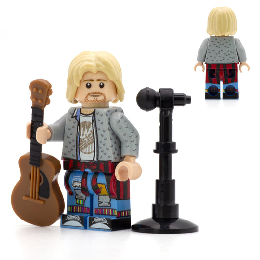 Kurt Cobain - Custom Design LEGO Minifigure