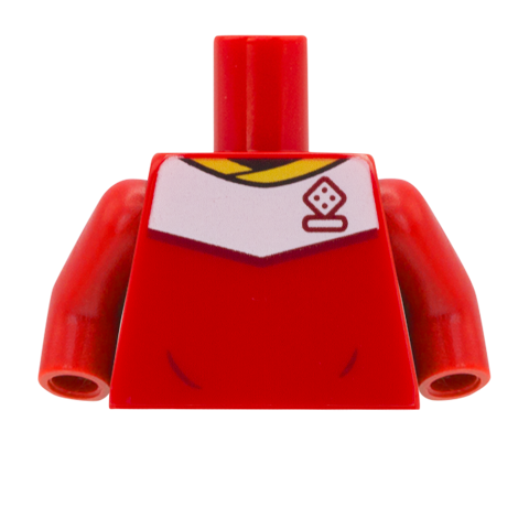 Red lego torso sale