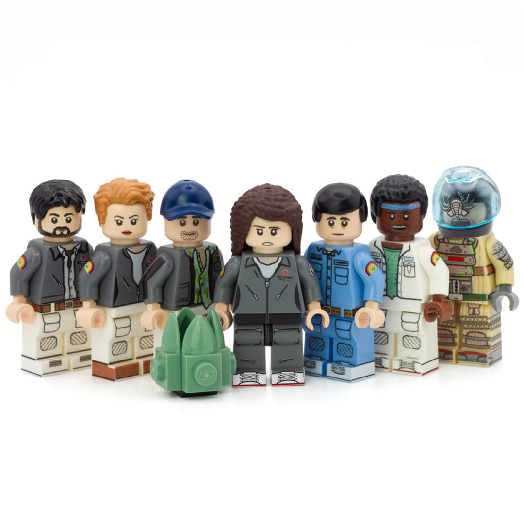 Nostromo Nostromo Crew - Custom Design Minifigure Set – Minifigs.me