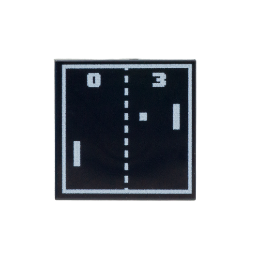 Retro Tennis Game - Custom Design Tile