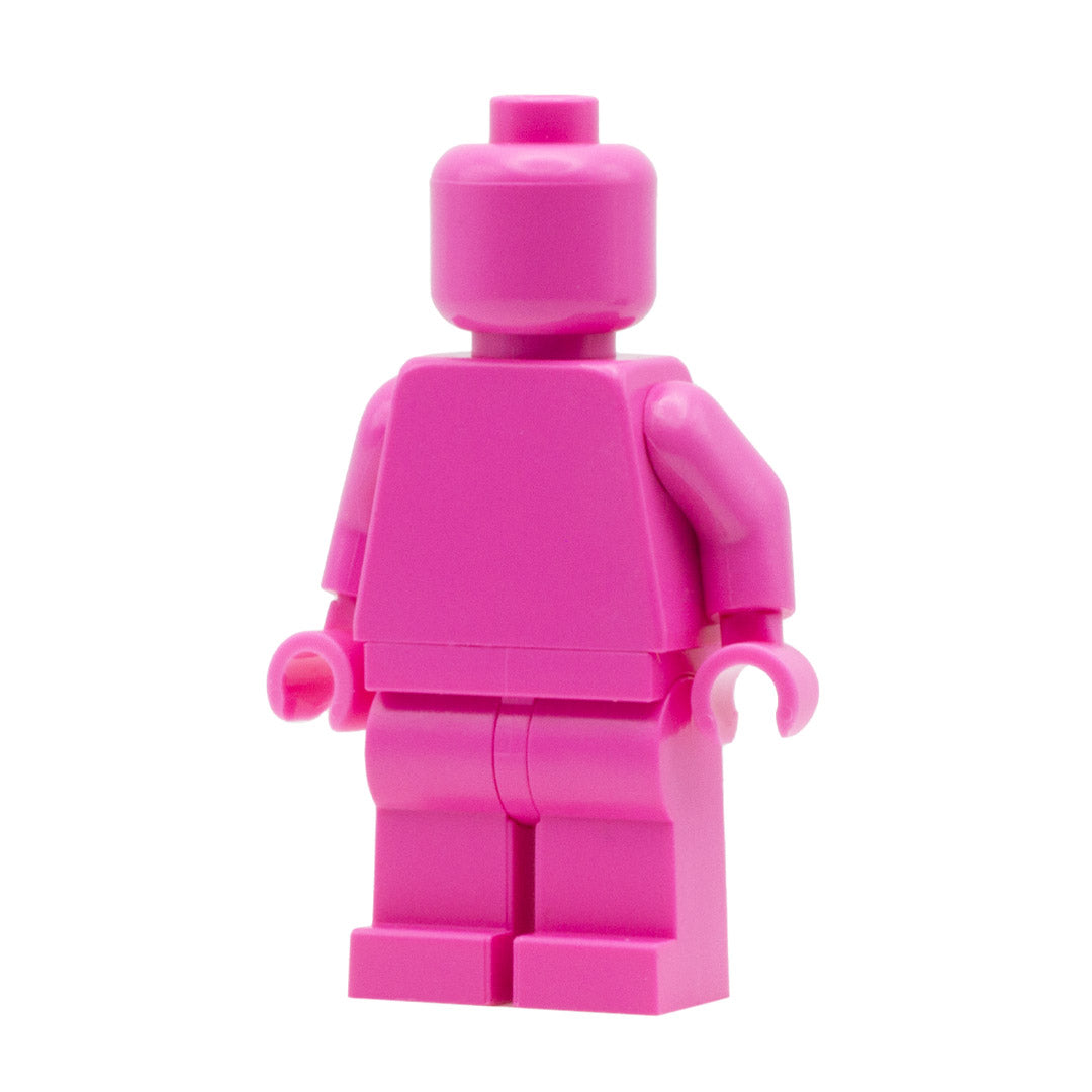 Lego Original Minifigura Monocromatica Rosa Oscuro