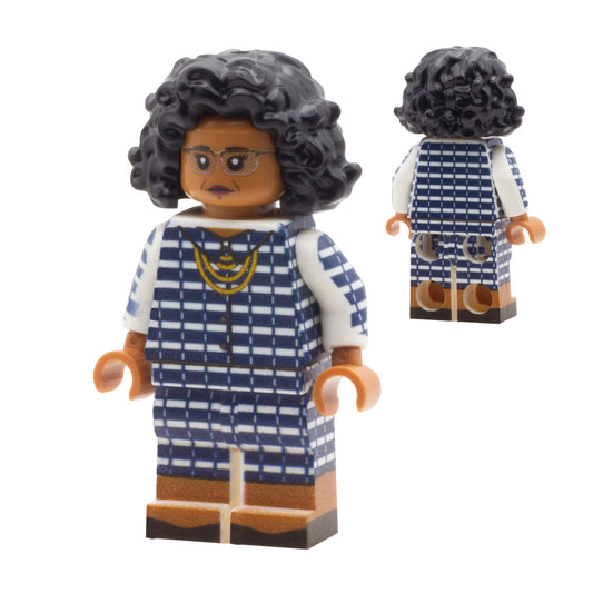 Shirley Chisholm custom LEGO minifigure (black history month - inspirational black woman)