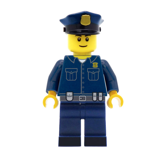 Personalised American Police Officer (Cap Included) - Custom Design Minifigure