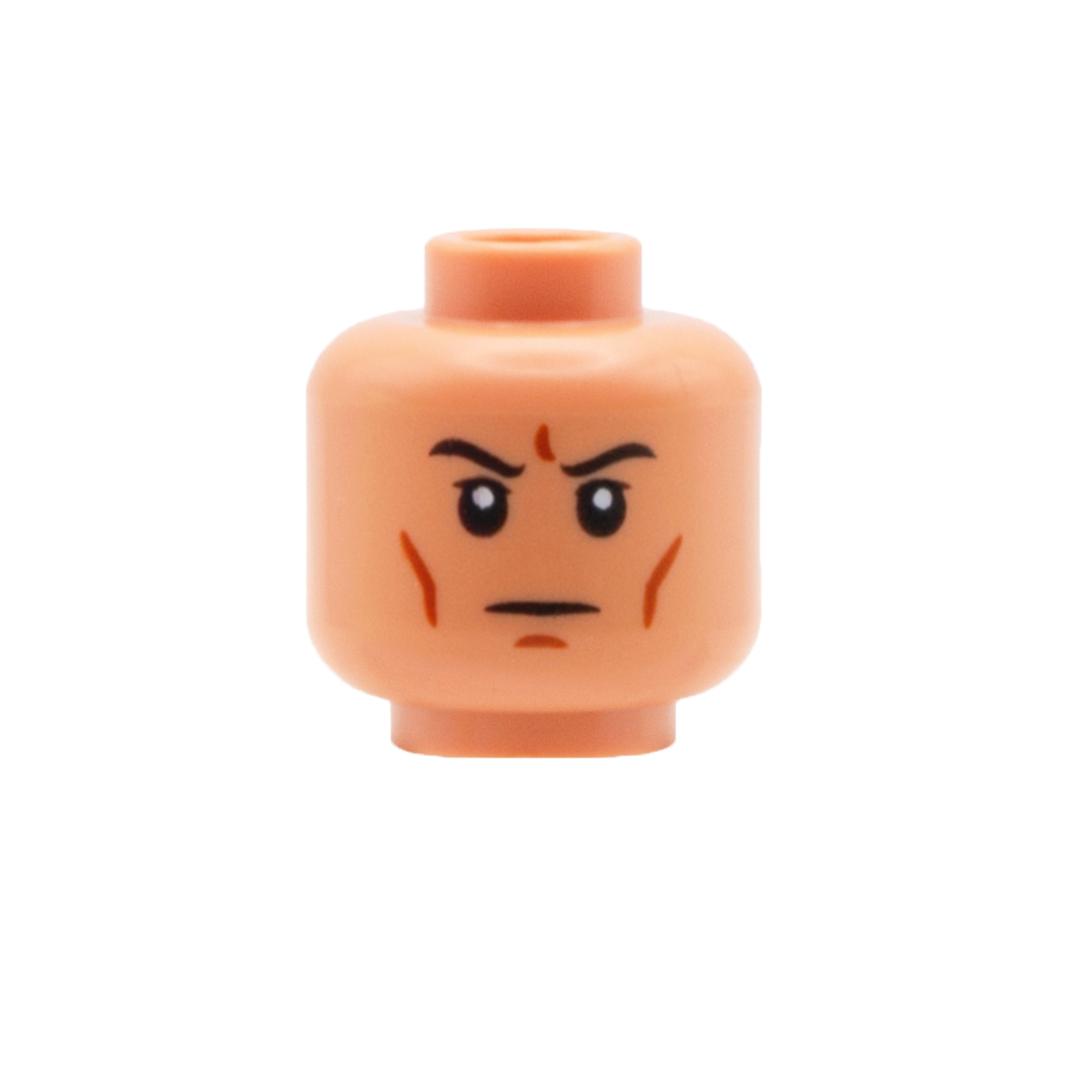 Serious Chiselled Cheekbones Nougat LEGO Minifigure Head Minifigs.me