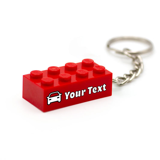 Personalised Brick Keychain