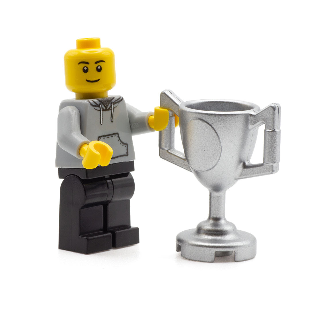 LEGO Large Silver Cup / Trophy Minifigure Accessory