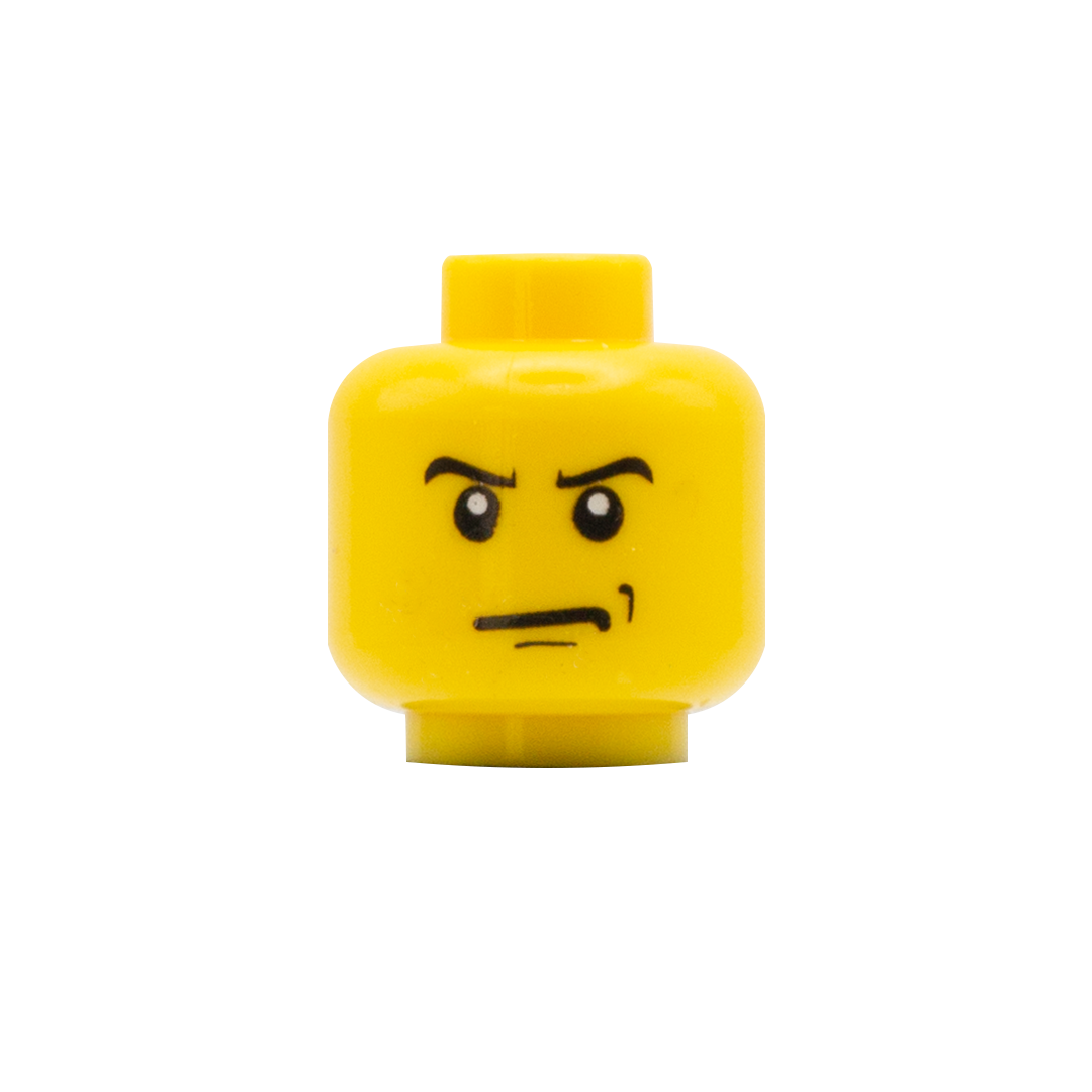 Transparent lego head hotsell