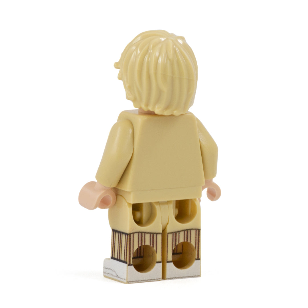 5th Doctor, Peter Davison. Doctor Who, celery - Custom Design LEGO Minifigure