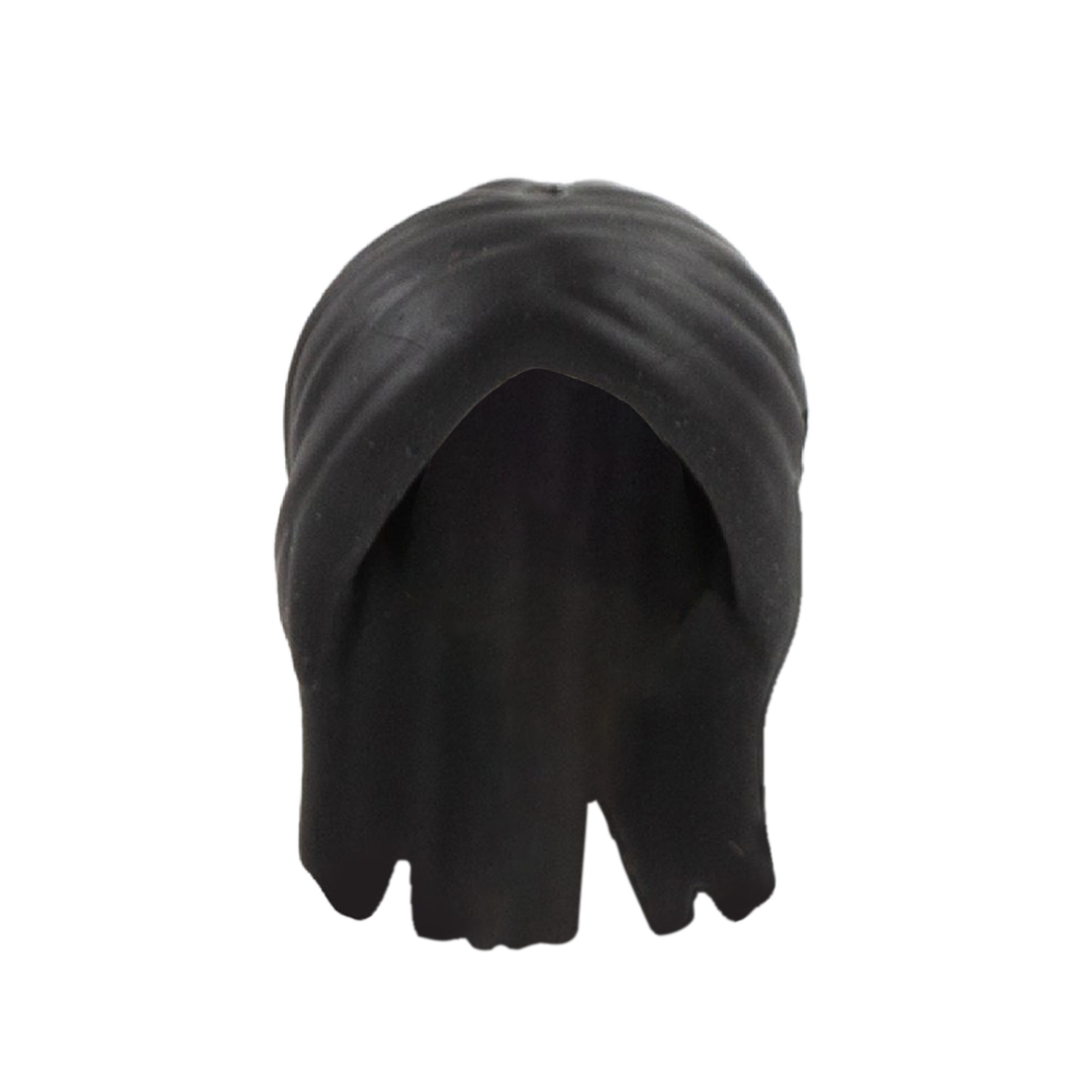 Black Long Straight Hair with Centre Parting LEGO Friends Minifigure Minifigs.me