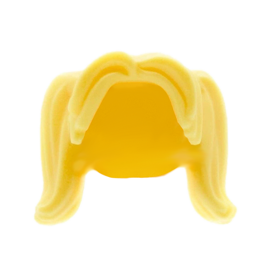 Light Blonde Pigtails - LEGO Minifigure Hair