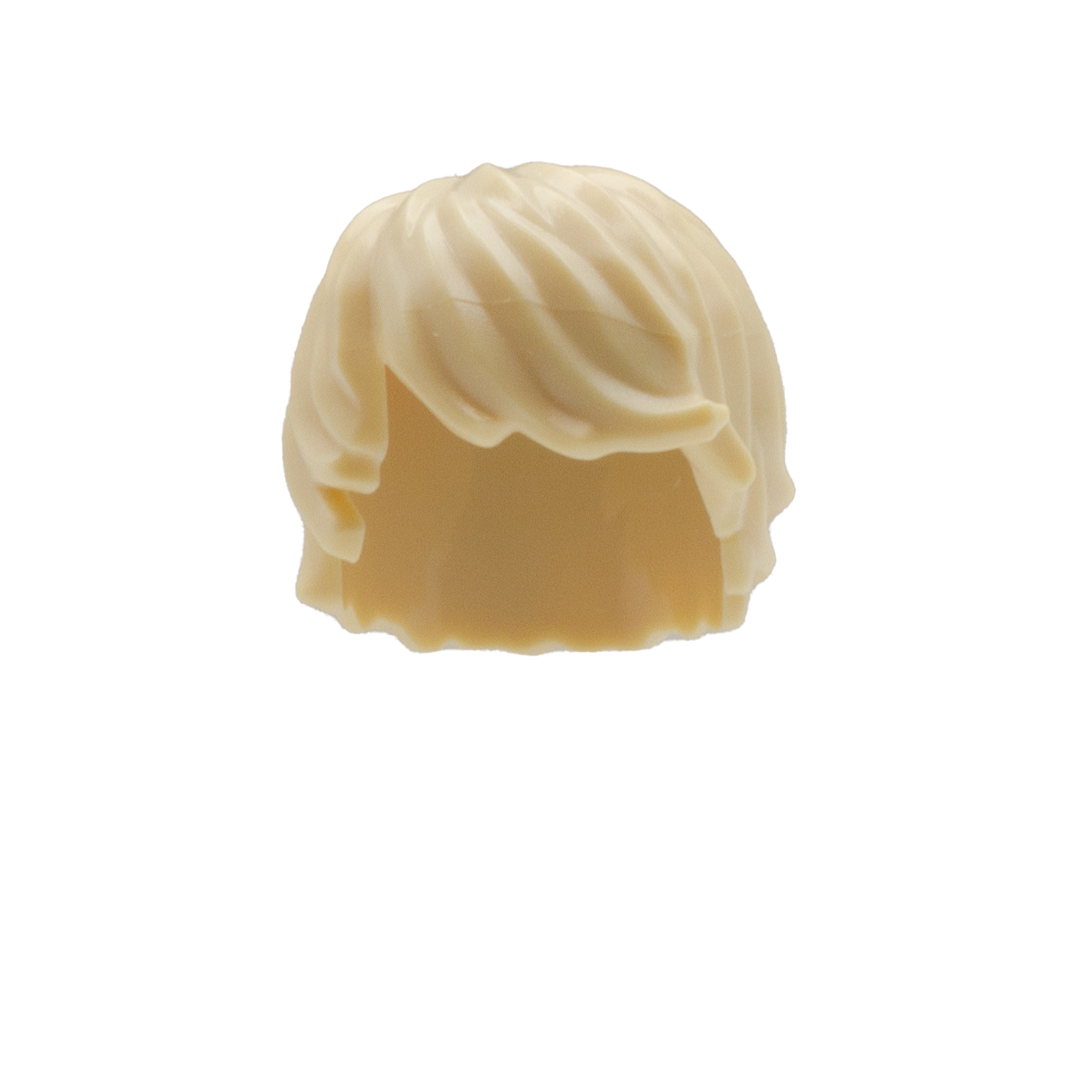 Blonde Sweepy LEGO Minifigure Hair Minifigs.me