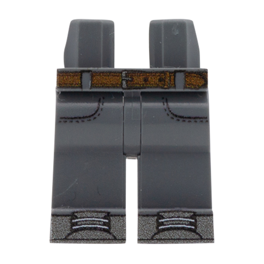 Dark Grey Jeans - Custom Printed Minifigure Legs