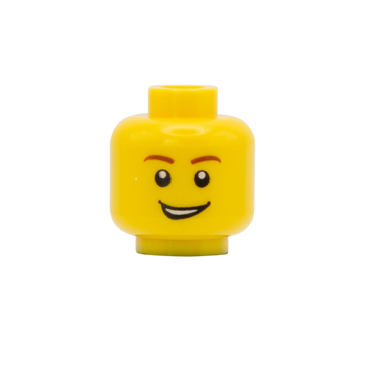 Slight Smile - LEGO Minifigure Head