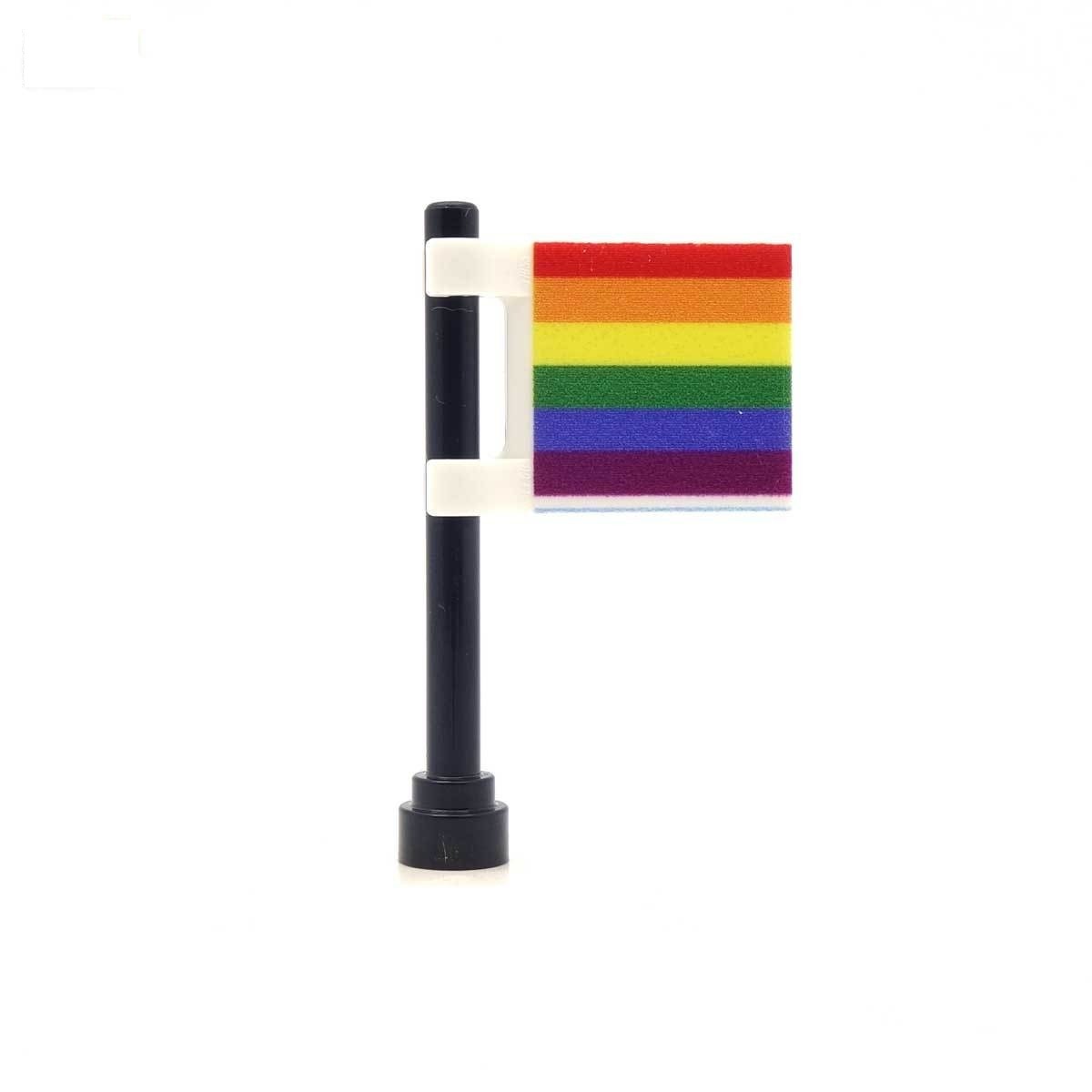 Custom Printed Rainbow Flag - LEGO Flag – Minifigs.me