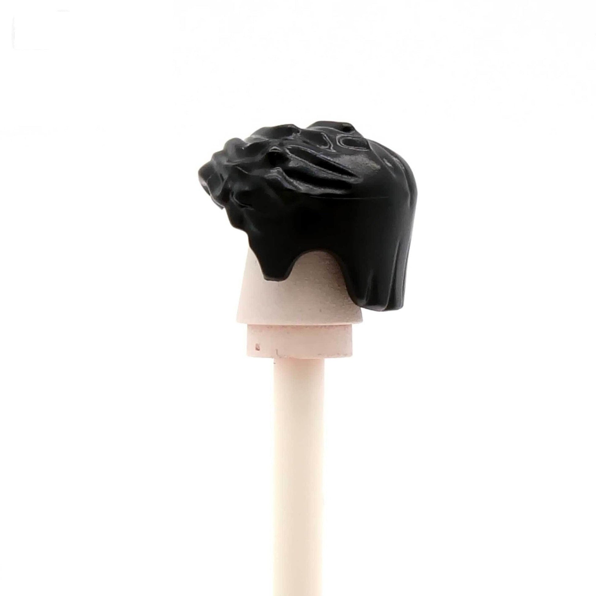 Black Movie Star Hair - LEGO Minifigure Hair