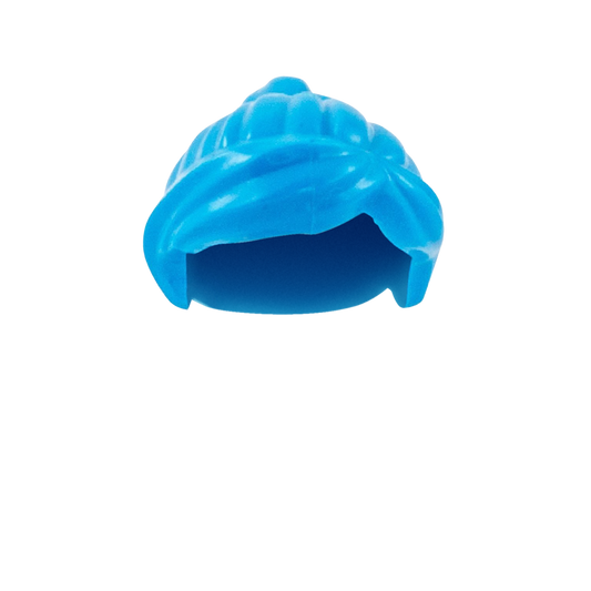 Blue Ponytail with Swept Fringe - LEGO Minifigure Hair