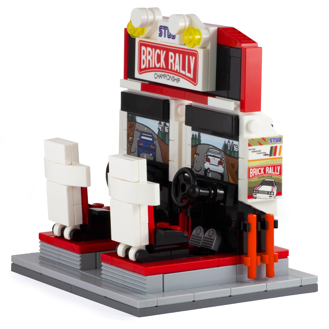 Brick Rally Arcade Game - Custom Minibuild Display – Minifigs.me