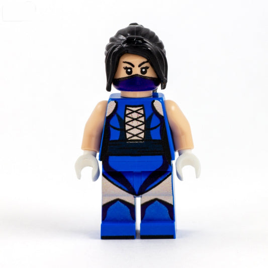 Brickana (Kitana, Mortal Kombat) - Custom LEGO Minifigure