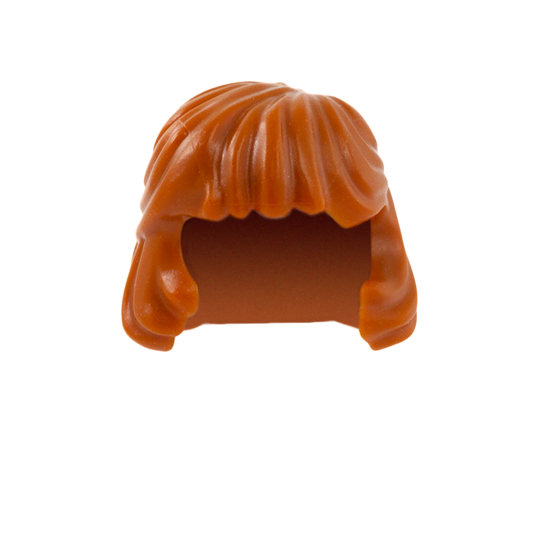 Ginger Long Bob with Full Fringe - LEGO Minifigure Hair