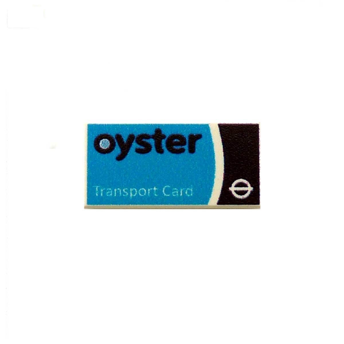 Oyster Card Custom Designed LEGO Tile