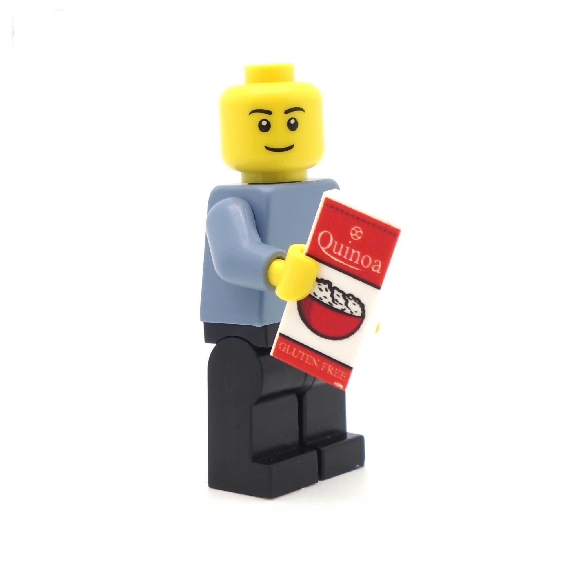 Minifig Holding Packet of Quinoa