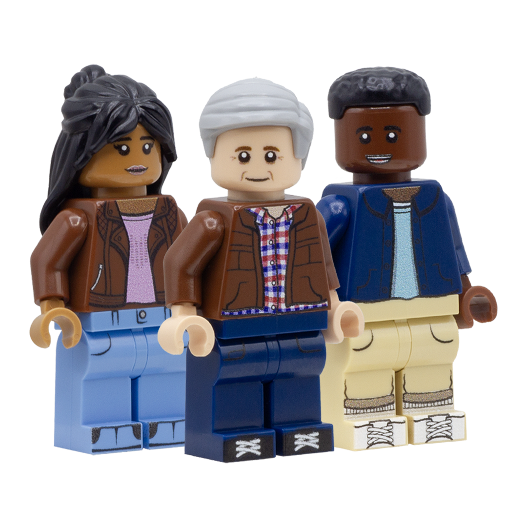 Doctor Who - 13th Doctor Companions - Custom Design LEGO Minifigures