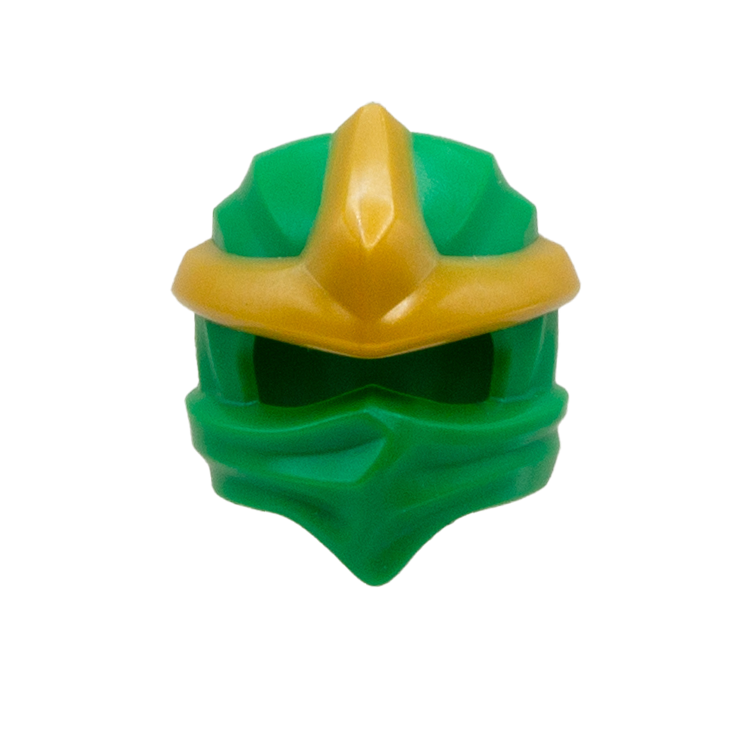 LEGO Ninjago green and gold headwrap.