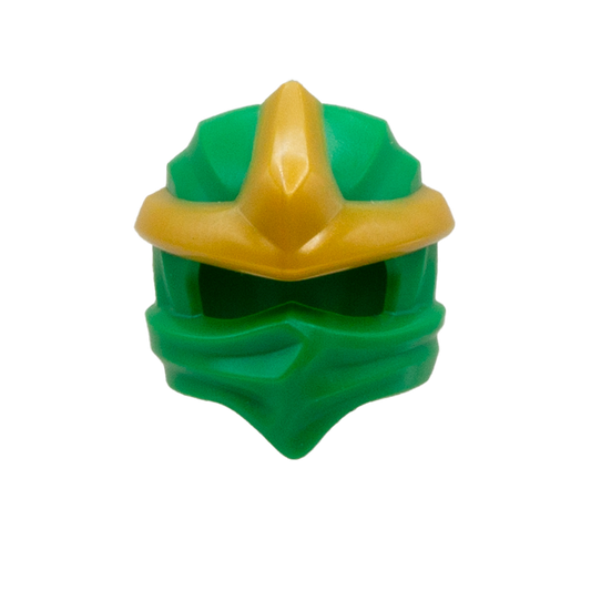 LEGO Ninjago green and gold headwrap.