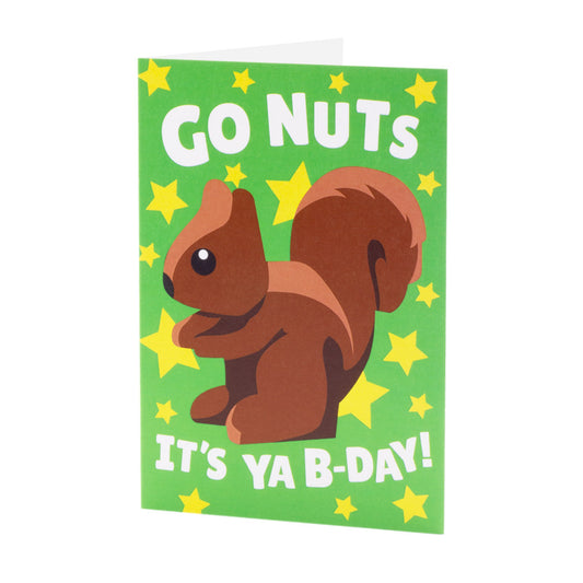 Go Nuts It's Ya Birthday - Greeting Card