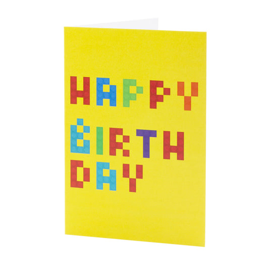 Happy Birthday Bricks - Greeting Card