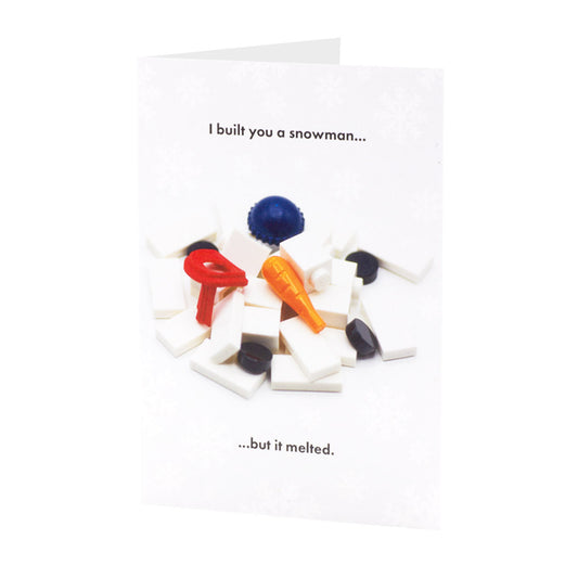 Melted Snowman - Greeting Card