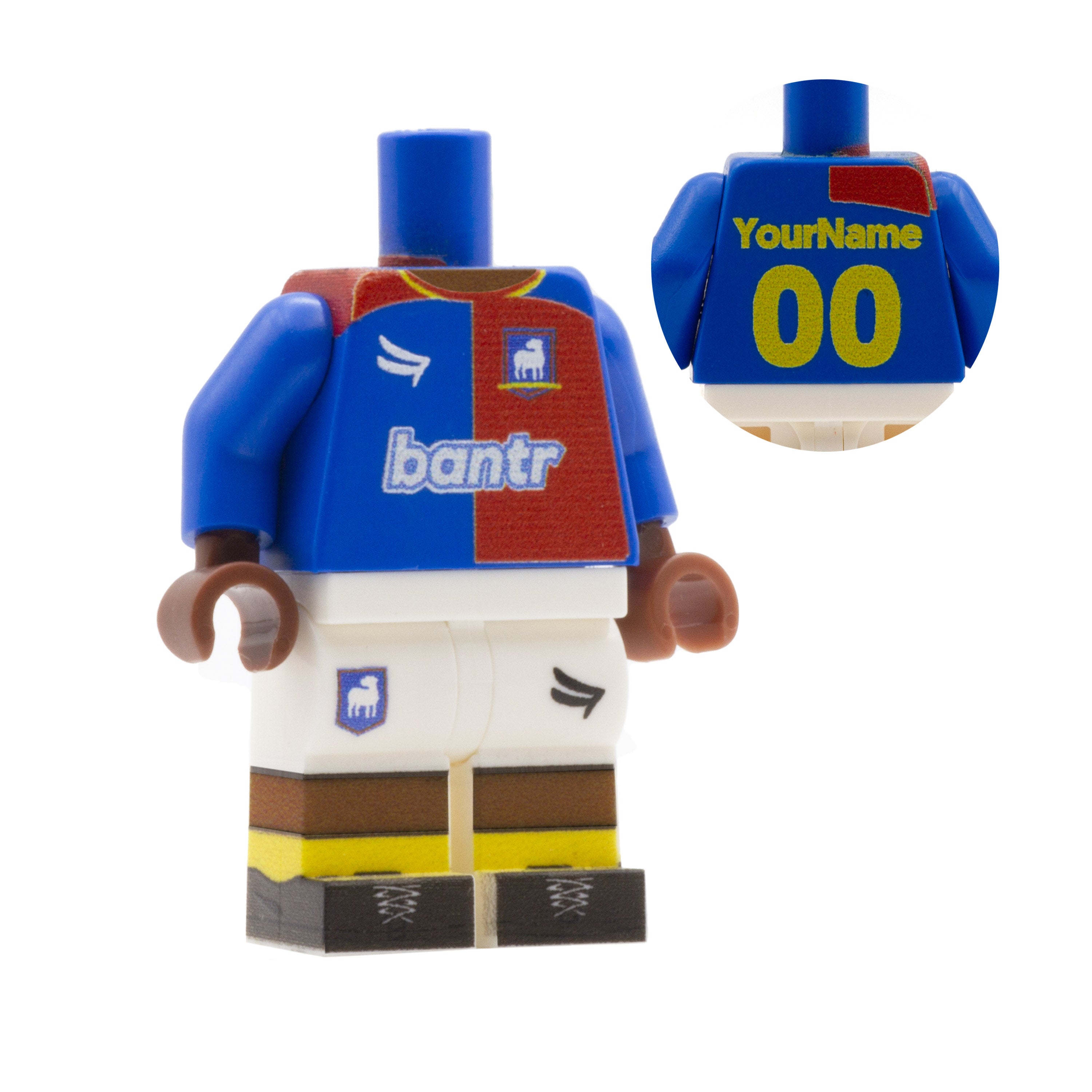 AFC Brickmond Football Kit Various Skin Tones Custom Design