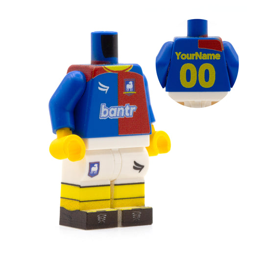 Retro Arsenal 1993/94 Away Shirt Custom Design Minifigure Torso