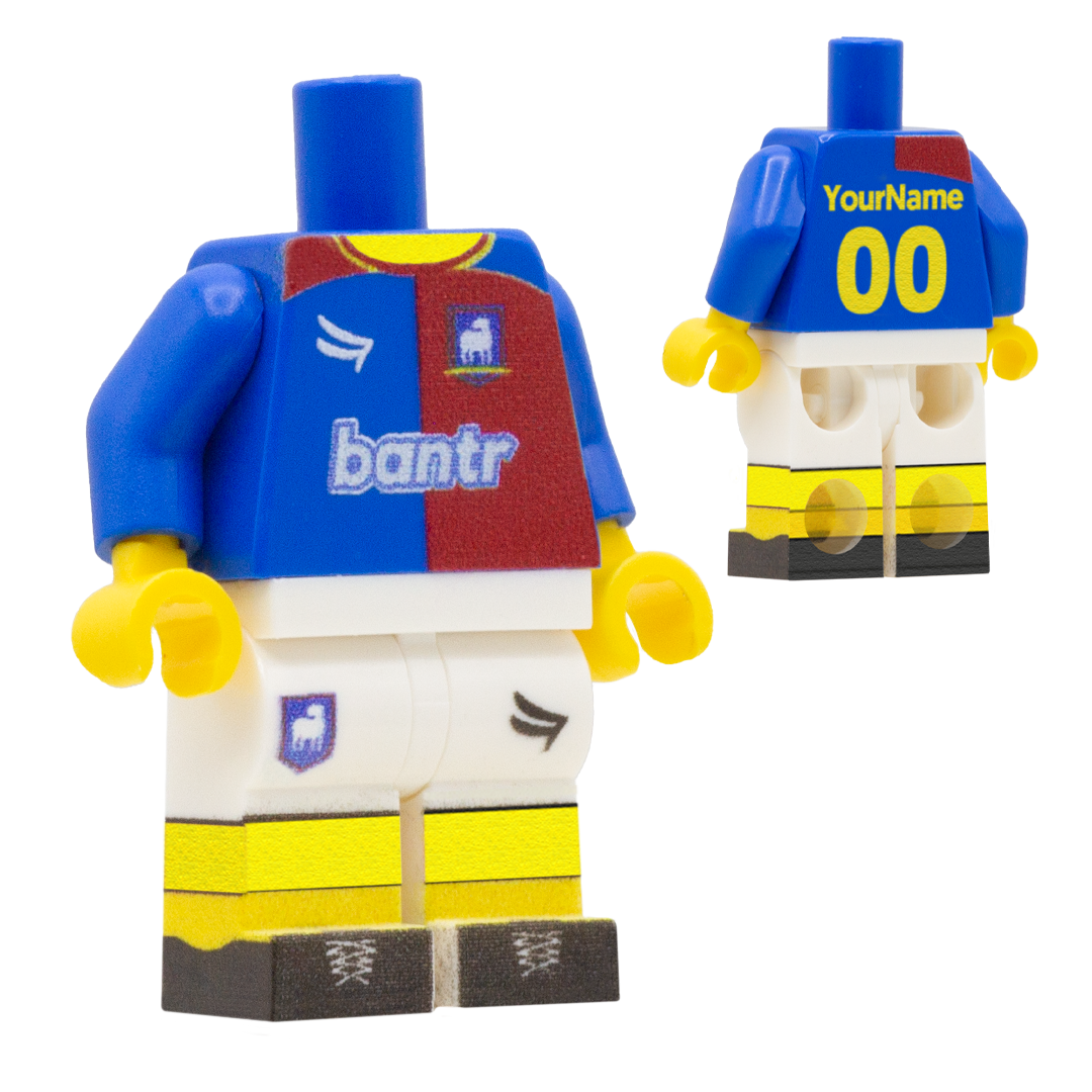 AFC Richmond Football Kit (Soccer kit from Ted Lasso) - custom printed LEGO minifigure