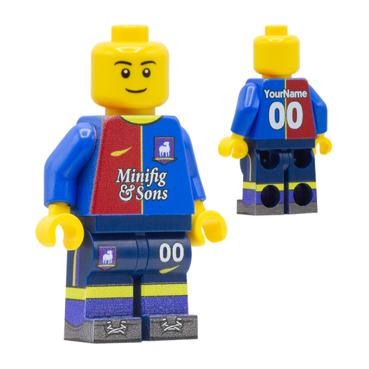 Lady Greyhounds Football Kit (Various Skin Tones) - Custom Design Minifigure