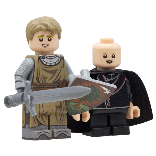 A Knight of the Seven Kingdoms; Ser Duncan the Tall and Egg - Custom Design LEGO Minifigures