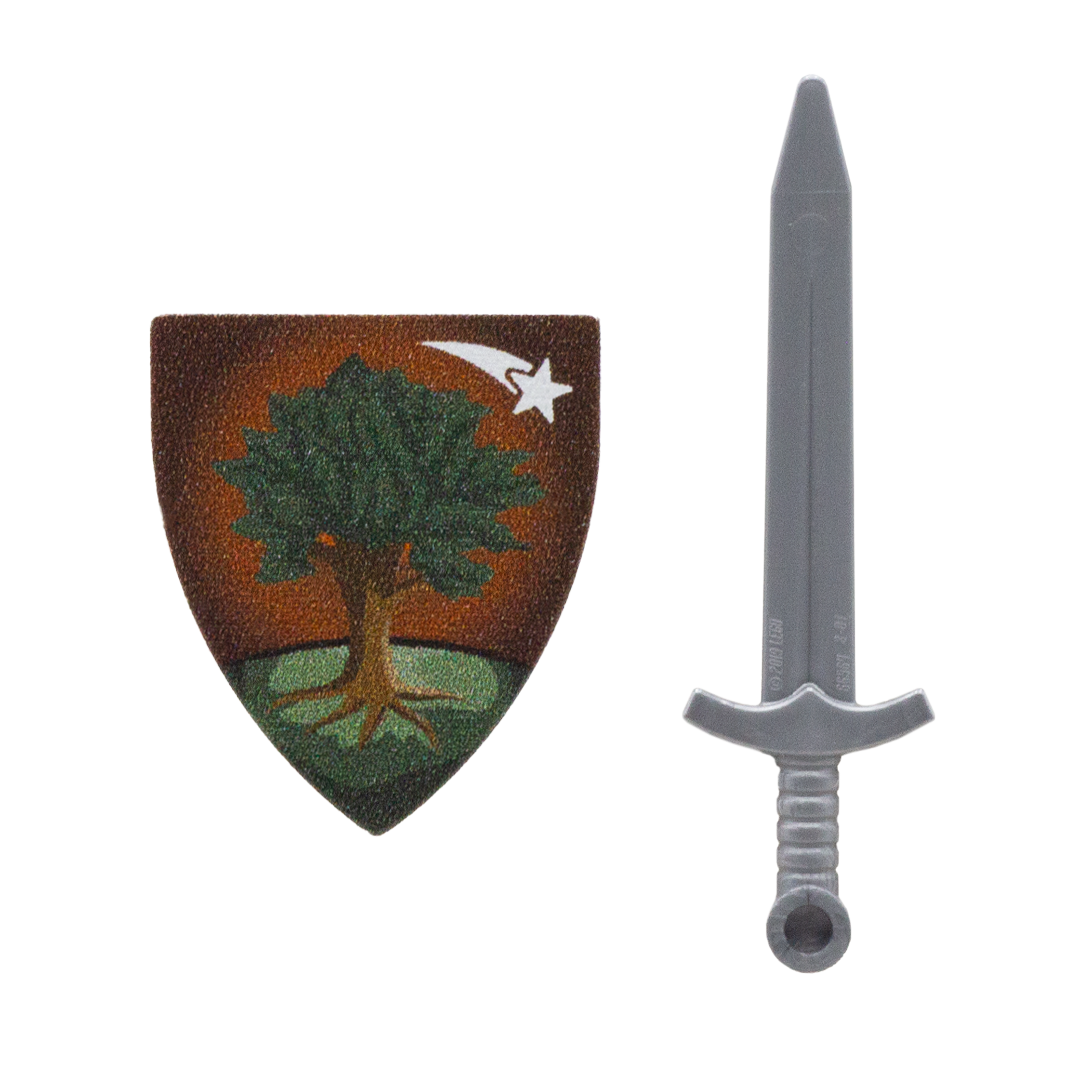 A Knight of the Seven Kingdoms; Ser Duncan the Tall and Egg - Custom Design LEGO Minifigures