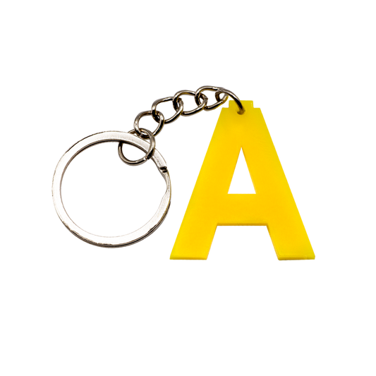 LEGO Acrylic Letter Keychain