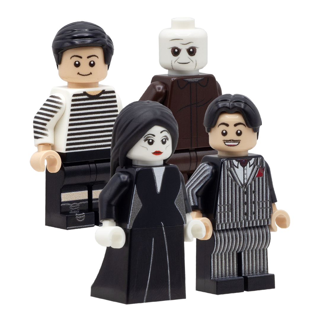 The Addams Family - Custom Design LEGO Minifigures