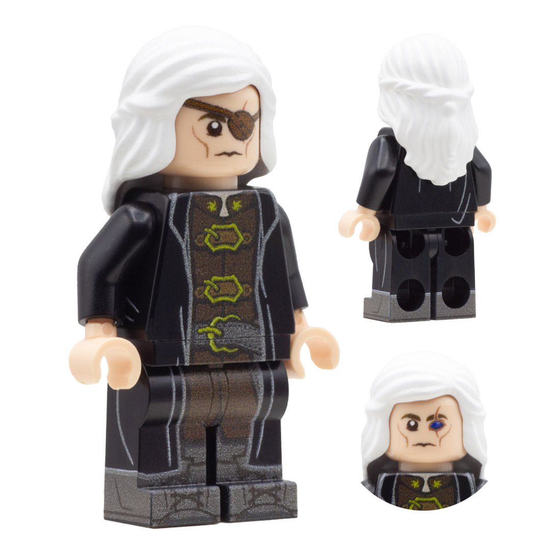 LEGO House of the Dragon - Aemond Targaryen played by Ewan Mitchell  - Custom Design LEGO Minifigure