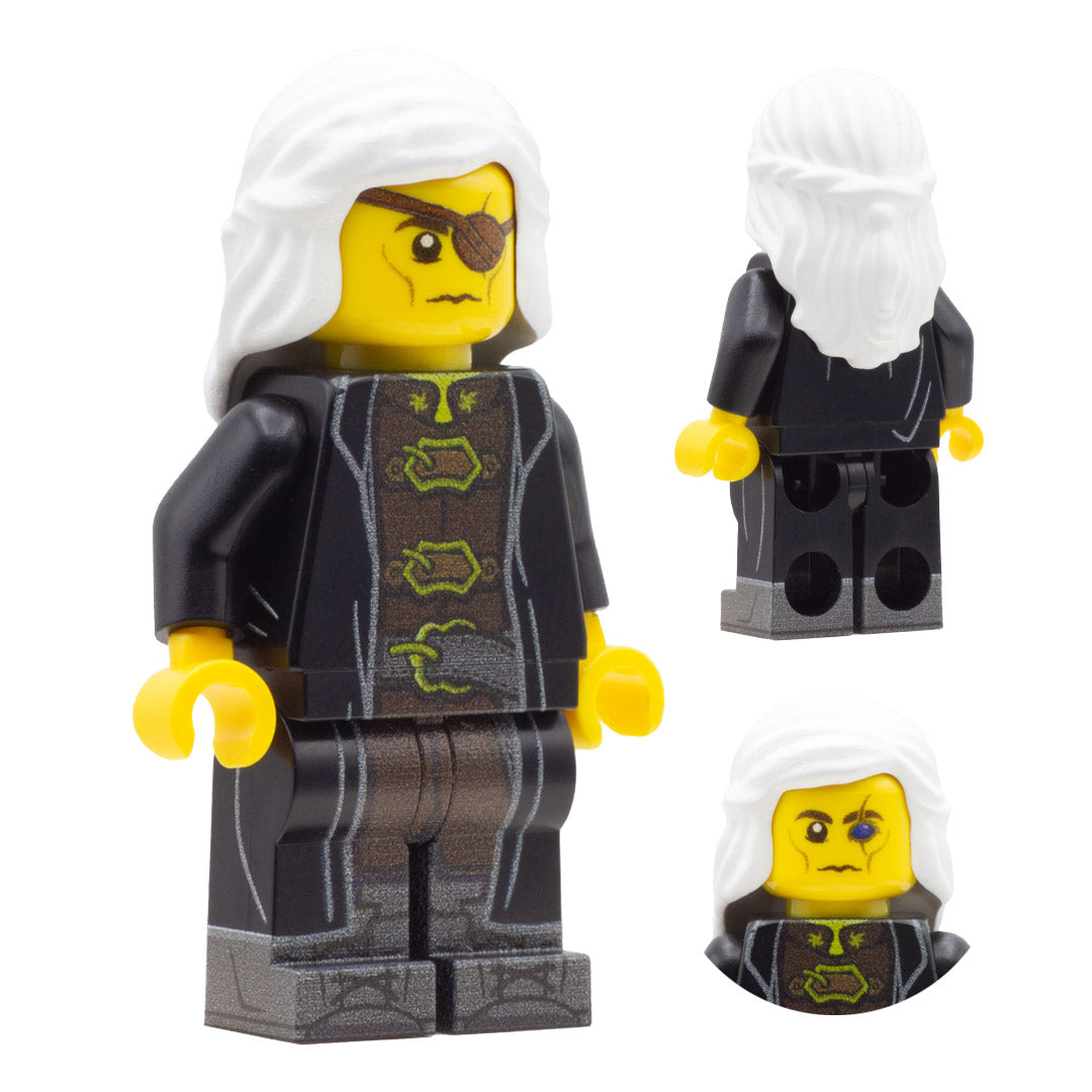 LEGO House of the Dragon - Aemond Targaryen played by Ewan Mitchell  - Custom Design LEGO Minifigure