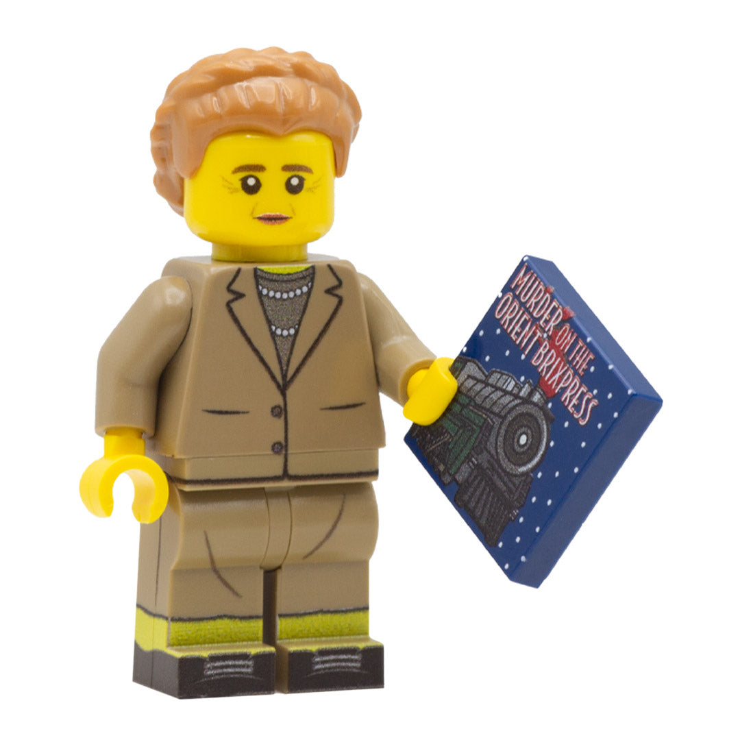 Agatha Christie - Custom Design LEGO Minifigure