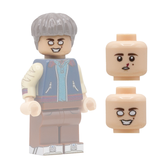 Alternative Will Byers Head; Stranger Things Season 5 - Custom Design LEGO Minifigure