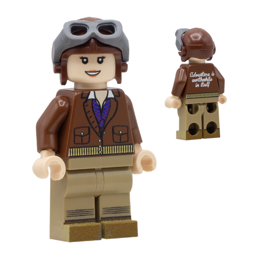 Amelia Earhart - Custom Design LEGO Minifigure