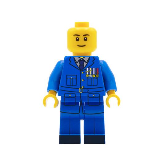 Personalised Armed Forces Minifigure in Uniform (No Hat or Hair) - Custom Design Minifigure