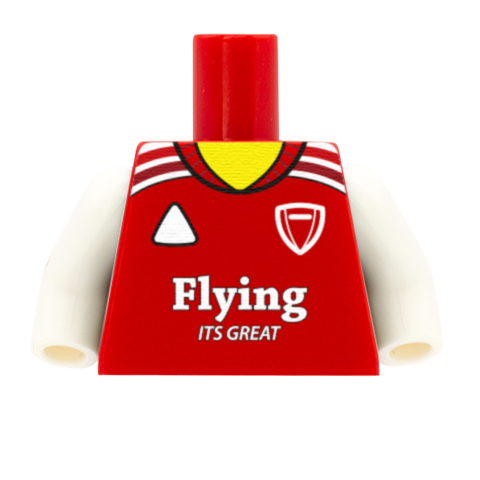 Personalised Arsenal Shirt - Custom Design Minifigure Torso