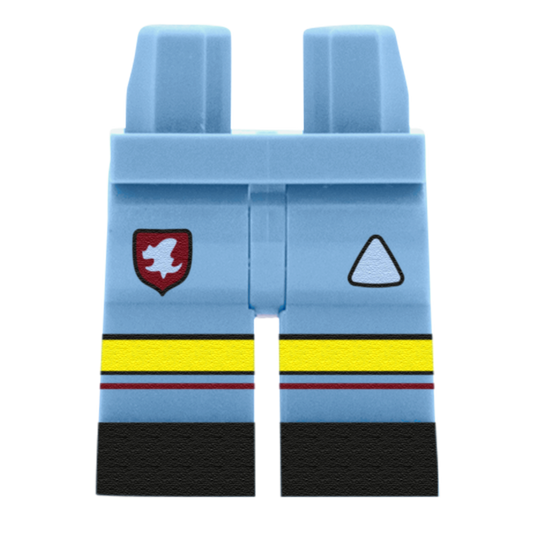 Aston Villa Football Shorts - Custom Minifigure Legs