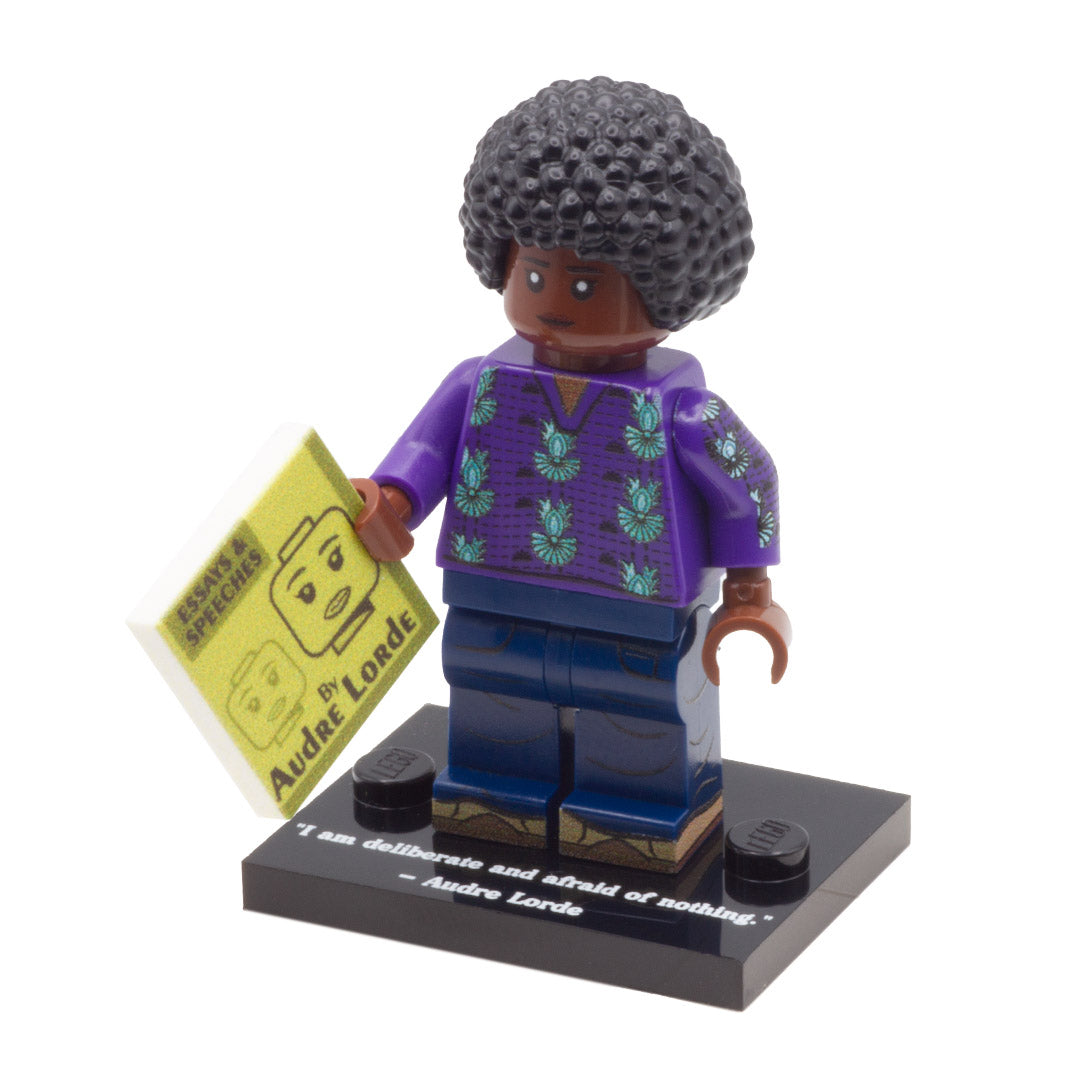 LEGO Audre Lorde - custom design minifigure