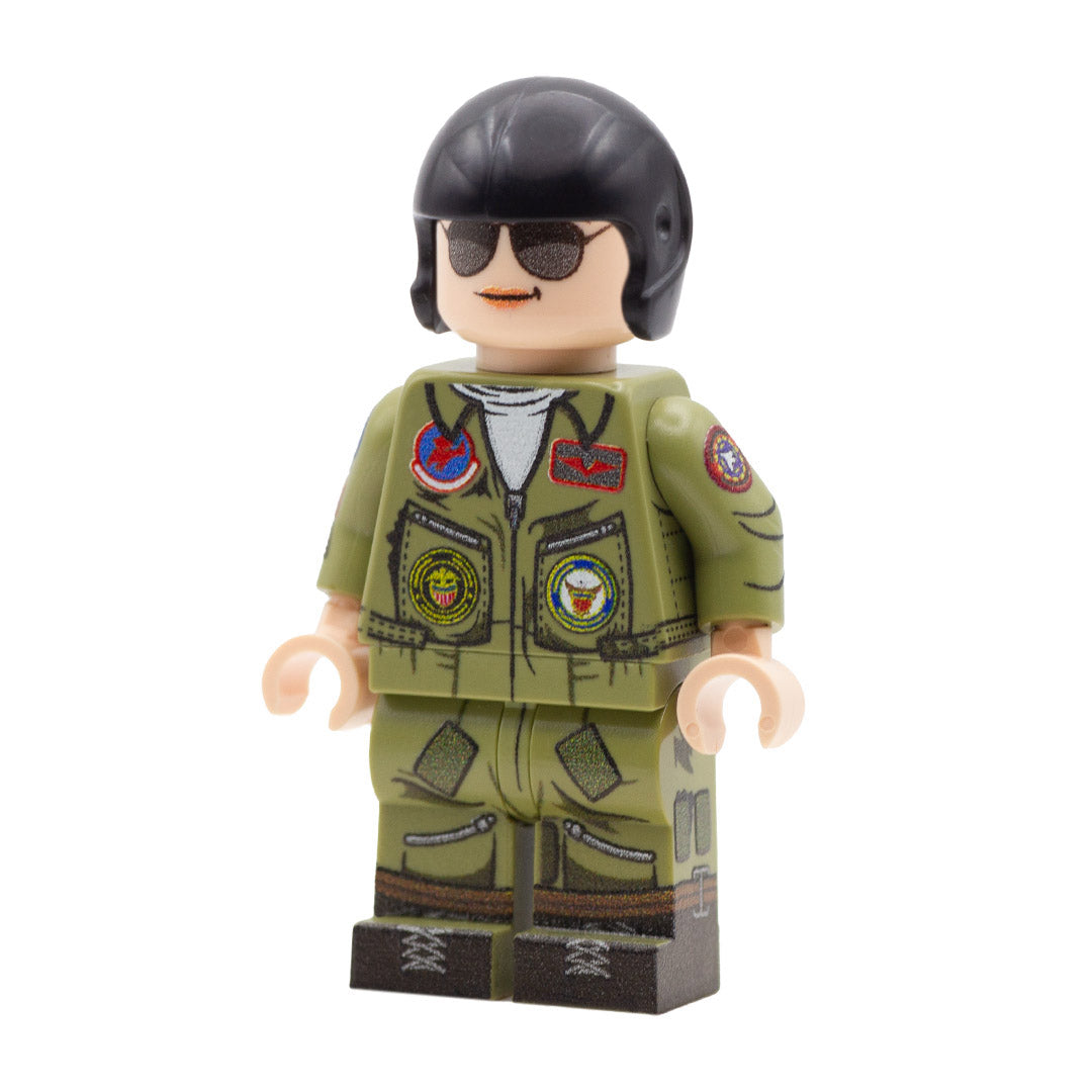 Personalised Aviator in Jumpsuit Custom Design Minifigure